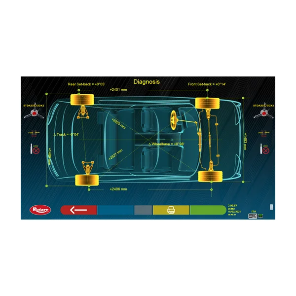 Rotary 3D wheel aligner SPEED32 L.4 - Rotary Solutions dijagnostički uređaj – dodatni prikaz 4